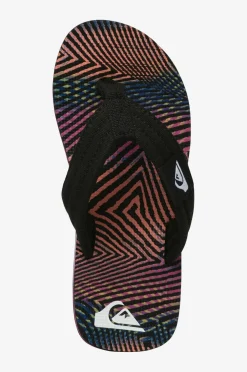 Quiksilver Sandaler>Flip flops Molokai Layback II Youth Black/orange/grey