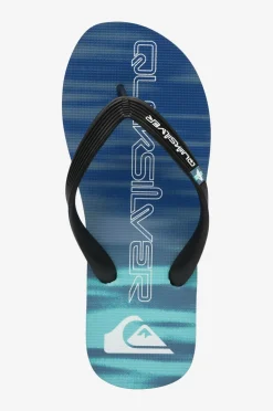 Quiksilver Flip flops Molokai Art II Youth Blue 2
