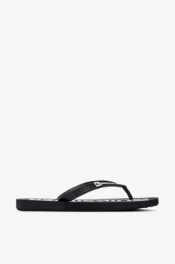 Quiksilver Klipklapper Java Wordmark Black/White Clearance