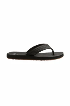 Quiksilver Klipklapper Carver Nubuck Solid black Discount