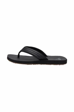 Quiksilver Klipklapper Carver Nubuck Solid black Discount