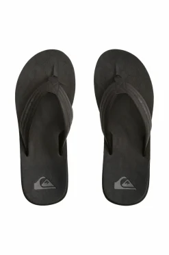 Quiksilver Klipklapper Carver Nubuck Solid black Discount