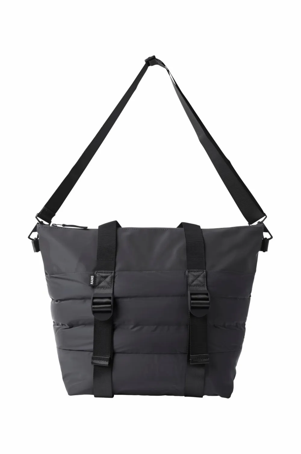 Rains Tote bag Puffer Mix Tote Bag Mini W3 Black Hot