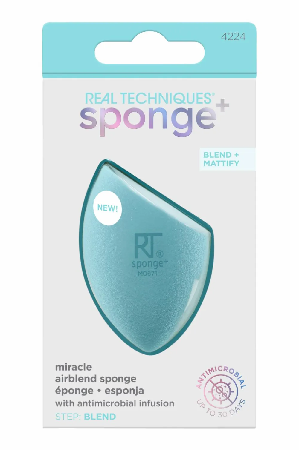Real Techniques Makeupbørster>Miracle AirBlend Sponge+ No color