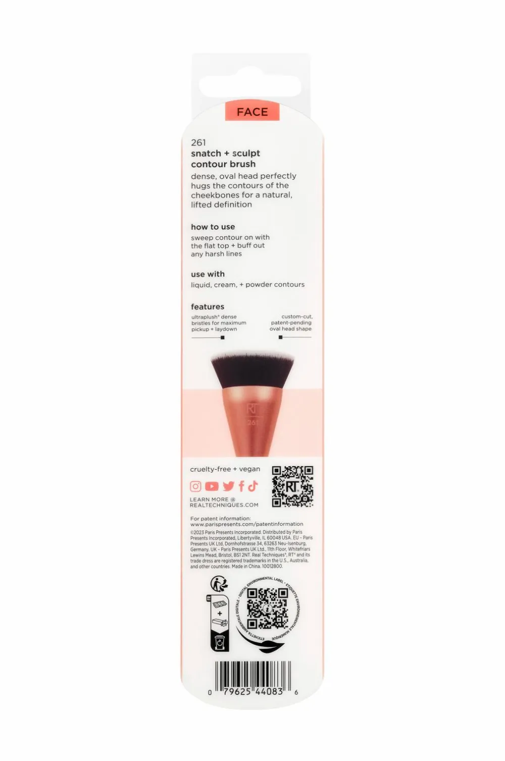 Real Techniques Shapeshifter Snatch + Sculpt Contour Brush No Color Best
