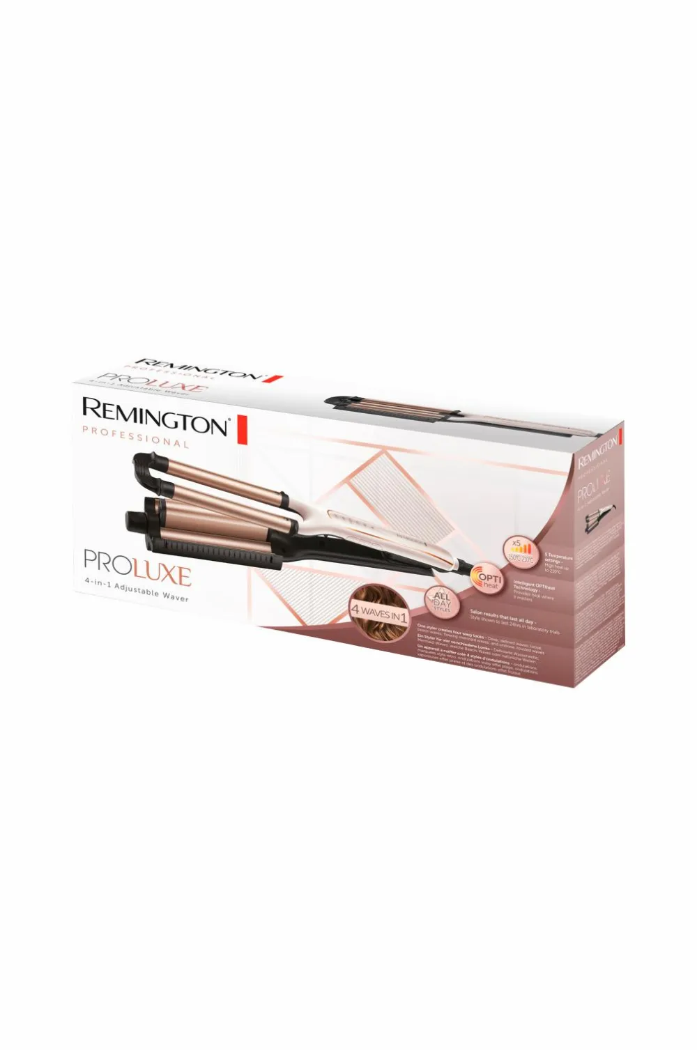 Remington Bølgejern CI91AW PROluxe 4-in-1 Outlet
