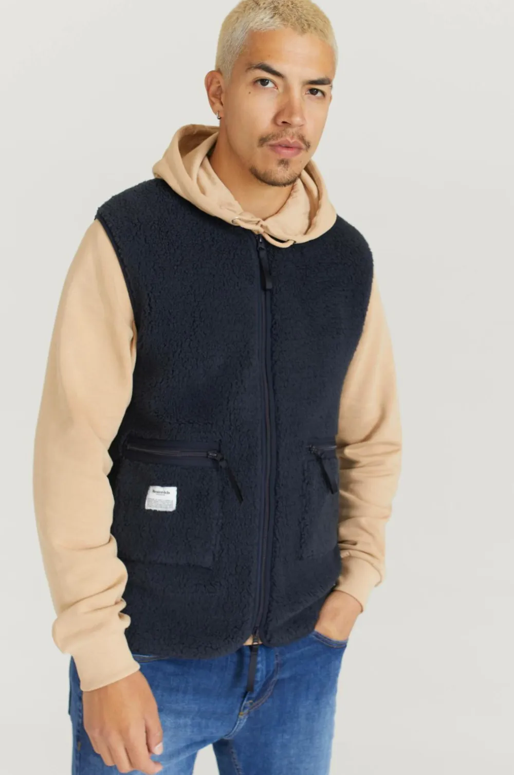 Resteröds Overtøj|Overtøj>Vest Fleece Vest 03-82 navy