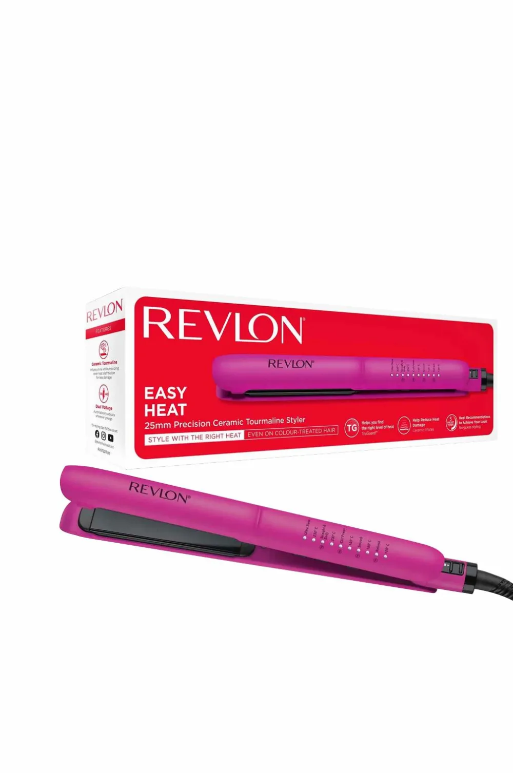 Revlon Varmeredskaber>Glattejern Styler 25 mm No color