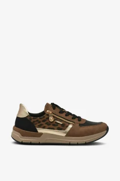 Rieker Sneakers>Kondisko 58902-24 Brown Combination