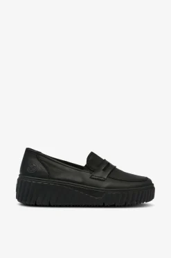 Rieker Loafers Leather Black