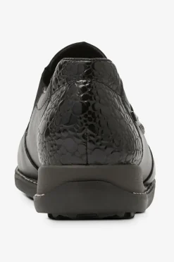 Rieker Sko med blanke detaljer Black New