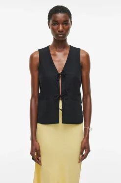 Rouge Edit Linnedvest rouSummer Waistcoat Meteorite Hot