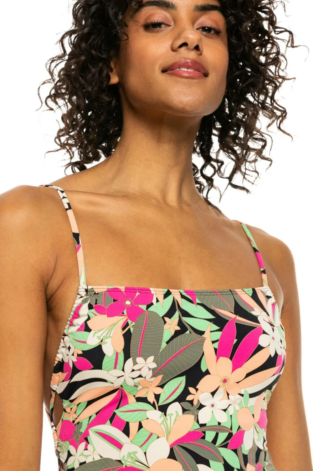Roxy Badetøj|Badetøj>Badedragt PT Beach Classics Lace Up Anthracite palm song s