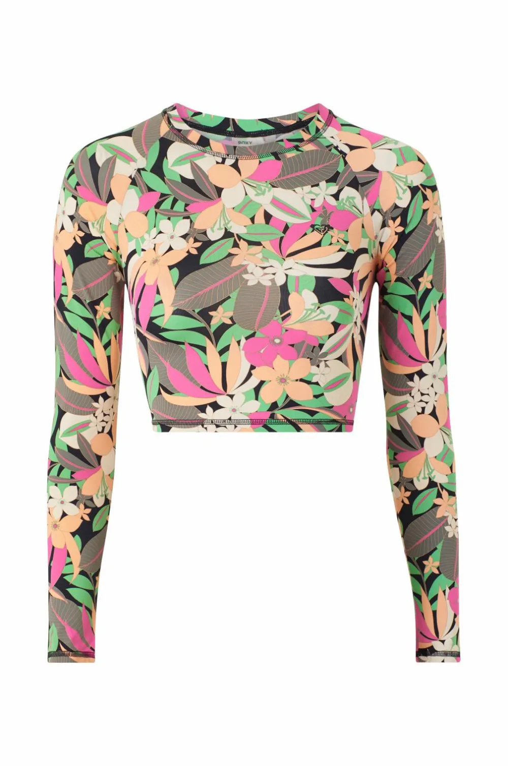 Roxy Trøje med solbeskyttelse / svømmetop PT LS Lycra Anthracite palm song s Online