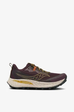 Saucony Træningssko|Sko>Trail løbesko Peregrine 15 Wine/Kodiak