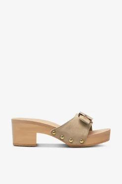Scholl Iconic Højhælede Sko>Sandal med hæl SL Pescura Ibiza 2.0 Suede TRUE