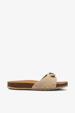 Scholl Iconic Sandaler & Sandaler Med Hæl>Sandaler SL Pescura Margot Suede Off white