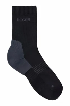 Seger Strømper Wanderer Wool Black Best