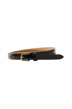 Selected FEMME Bælter>Bælte slFiona Slim Leather Belt Black
