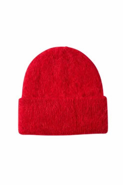 Selected FEMME Hue SsfFiona Alpaca Blend Beanie Equestrian red