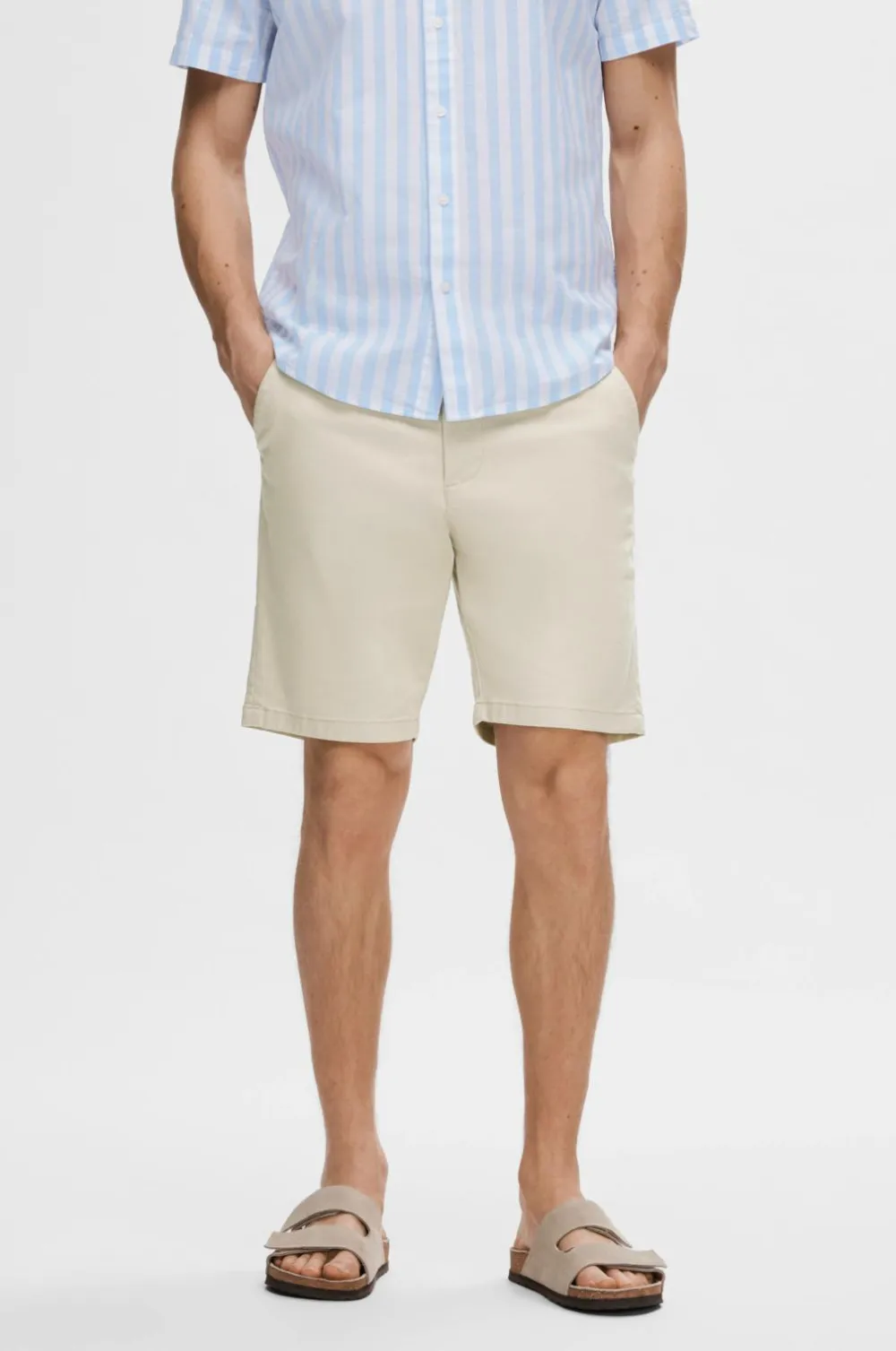 Selected HOMME Chinoshorts slhSlim-Miles Flex Shorts Moonstruck