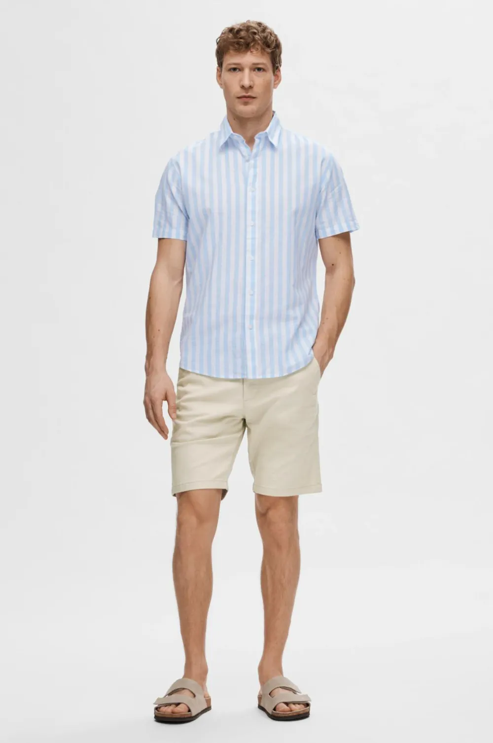 Selected HOMME Chinoshorts slhSlim-Miles Flex Shorts Moonstruck