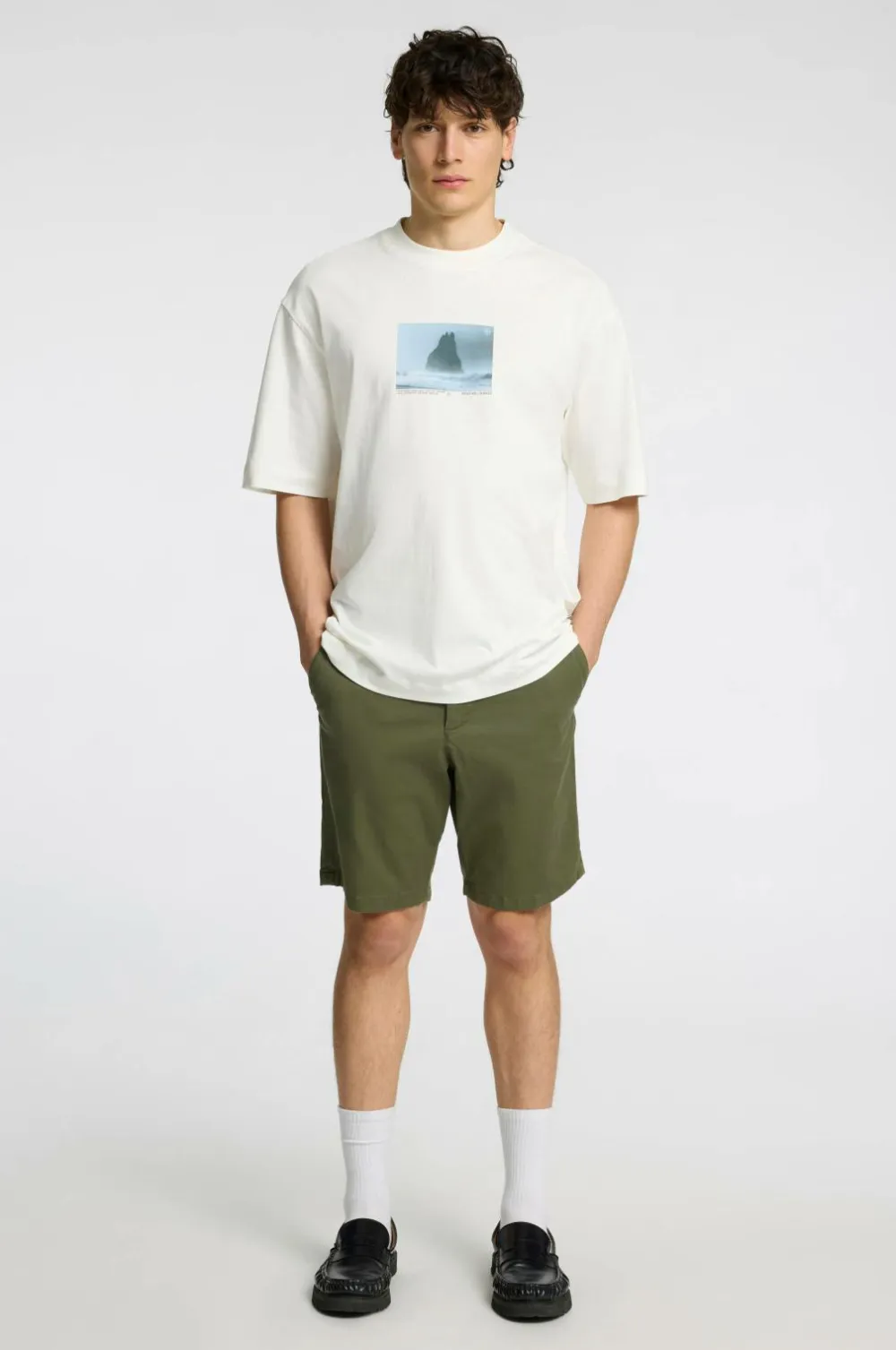 Selected HOMME Chinoshorts slhSlim-Miles Flex Shorts Kalamata Best