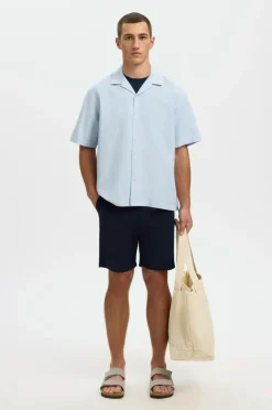 Selected HOMME Chinoshorts slhSlim-Miles Flex Shorts Dark sapphire Sale