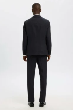 Selected HOMME Habitjakke slhSlim-reed Wool Blz Dark sapphire Outlet