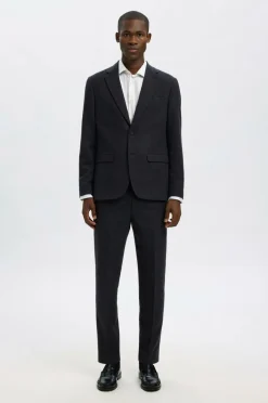 Selected HOMME Habitjakke slhSlim-reed Wool Blz Dark sapphire Outlet
