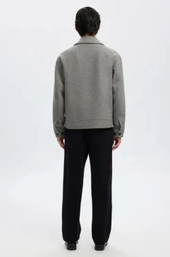 Selected HOMME Jakke slhPhilip Wool Blend Grey melange Outlet