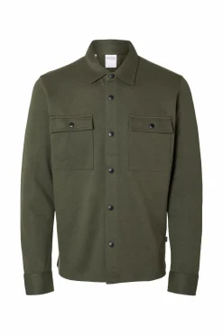 Selected HOMME Skjorter|Jakker & Frakker>Overskjorte slhJackie Sweat Jacket Forest night