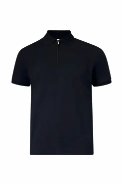 Selected HOMME Poloshirt slhFave Zip SS Polo Sky captain Sale