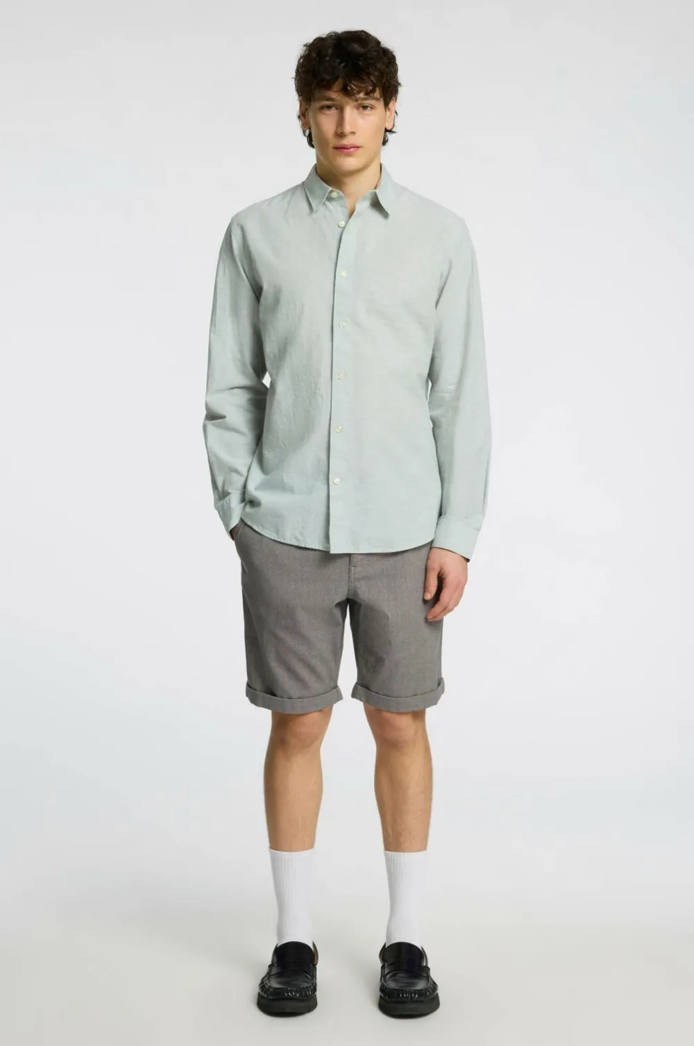 Selected HOMME Shorts slhSlim-Luton Flex Asphalt Online
