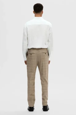 Selected HOMME Skjorte slhRegkylian-linen Shirt LS Classic White Best