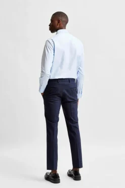Selected HOMME Skjorte slhSlimethan Shirt Ls Classic B Light blue Discount