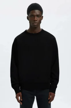 Selected HOMME Sweatshirt slhRelaxluke LS Sweat Crew Neck Black