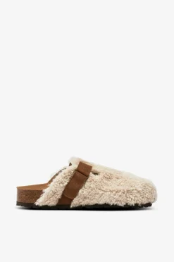 Shepherd Fåreskindstøfler Roma Creme Discount