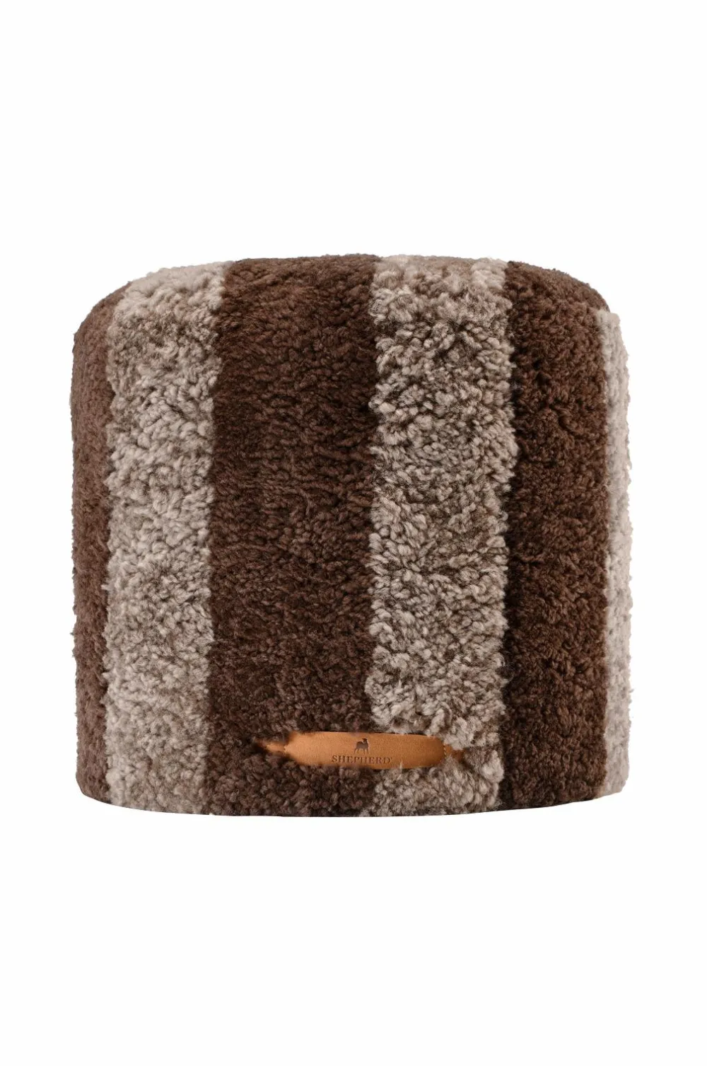 Shepherd Puffer & Fodskamler>Randy puf Stone/Dark Brown