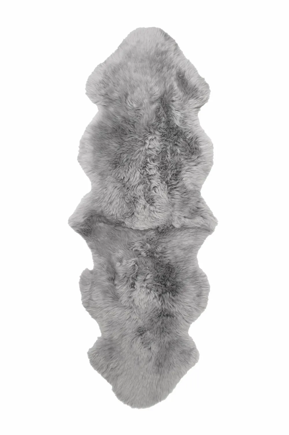 Skinnwille Skind & Skindtæpper>Fåreskind Gently Dobbelt Lightgrey