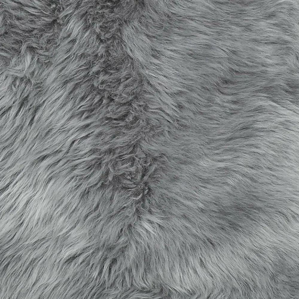 Skinnwille Skind & Skindtæpper>Fåreskind Gently Dobbelt Lightgrey