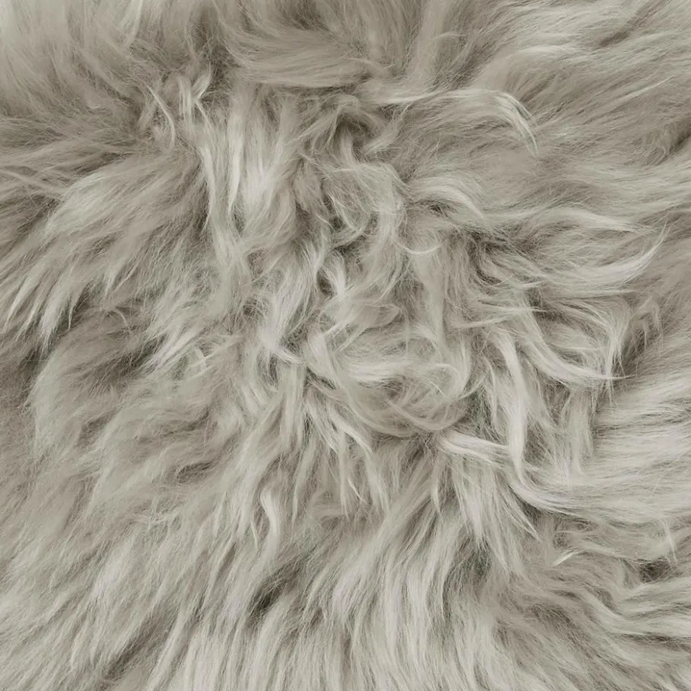 Skinnwille Skind & Skindtæpper>Fåreskind Gently Silver Beige