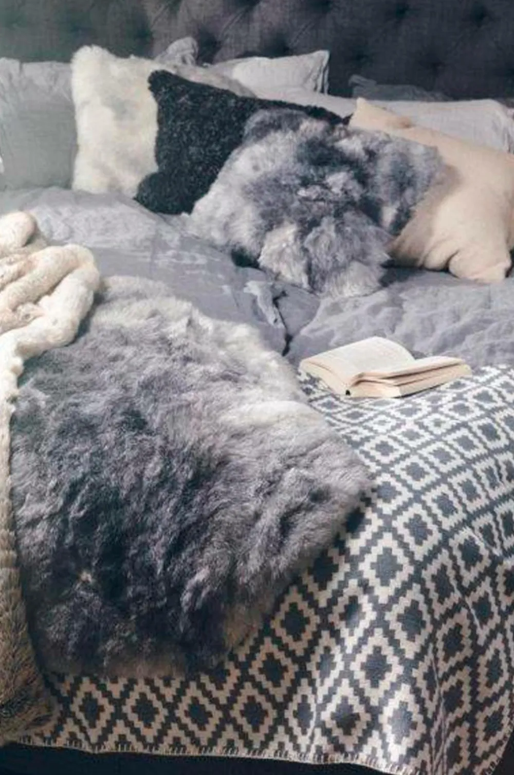 Skinnwille Fåreskind Nelly Natural grey Sale