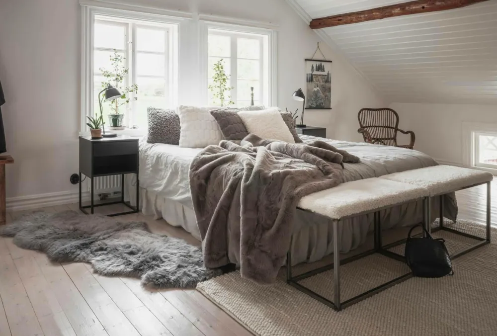 Skinnwille Skind & Skindtæpper>Fåreskind Gently Lightgrey