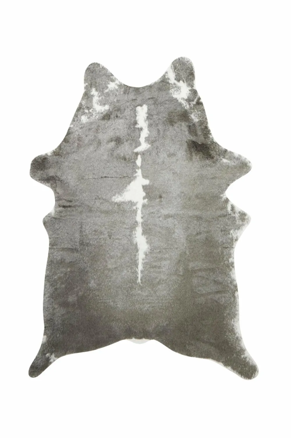 Skinnwille Gulvtæppe imitation Grey/white Best