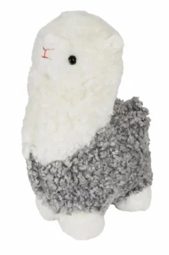 Skinnwille Dukker, Figurer & Tøjdyr>Krammedyr Alpaca Mini Grey/white
