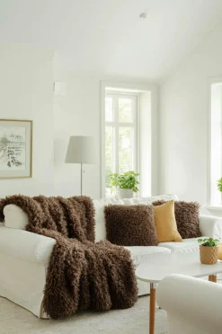 Skinnwille Skind imitation Wooly Brown Outlet