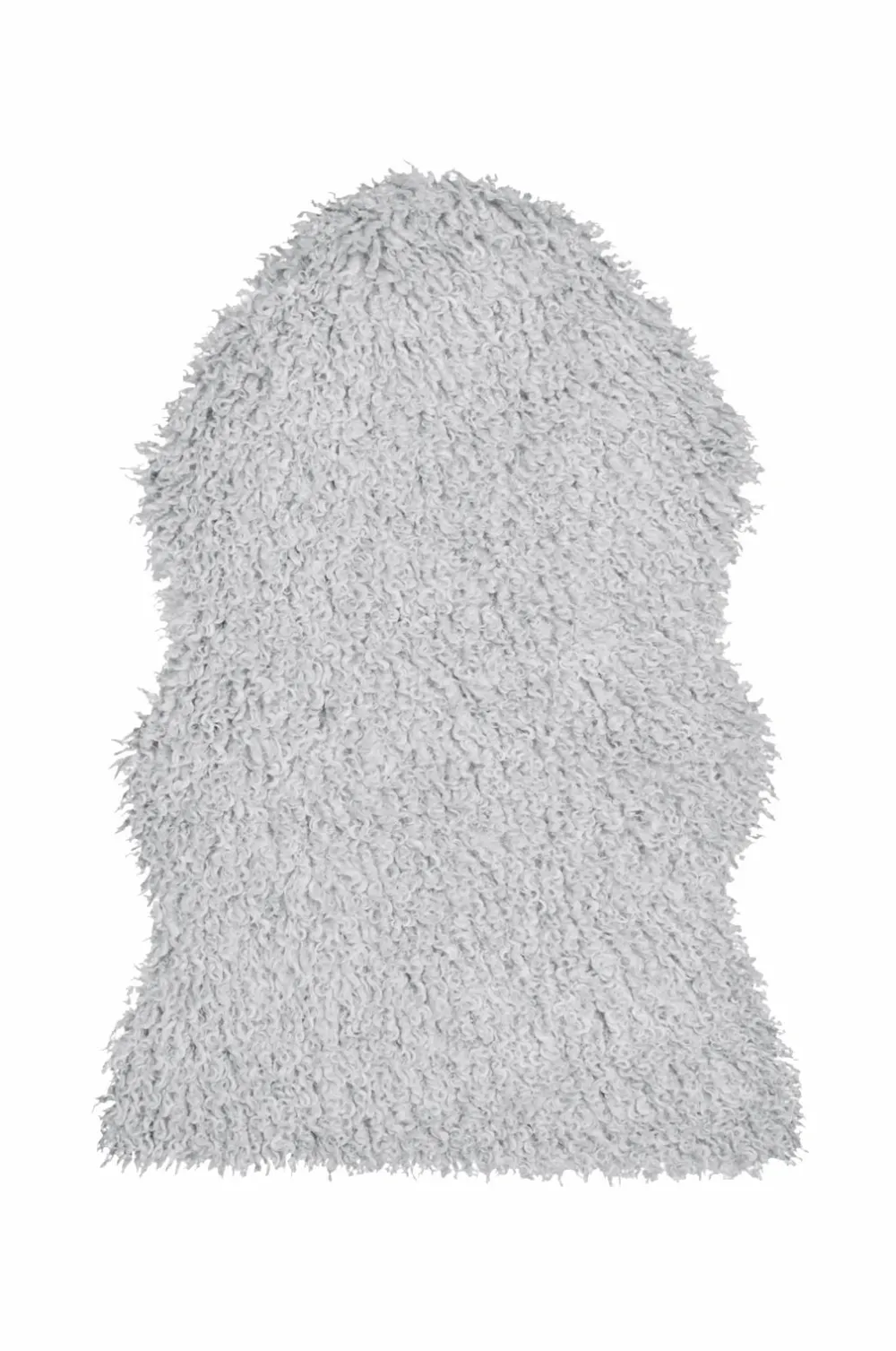 Skinnwille Skind & Skindtæpper>Skind imitation Wooly Sølvfarvet