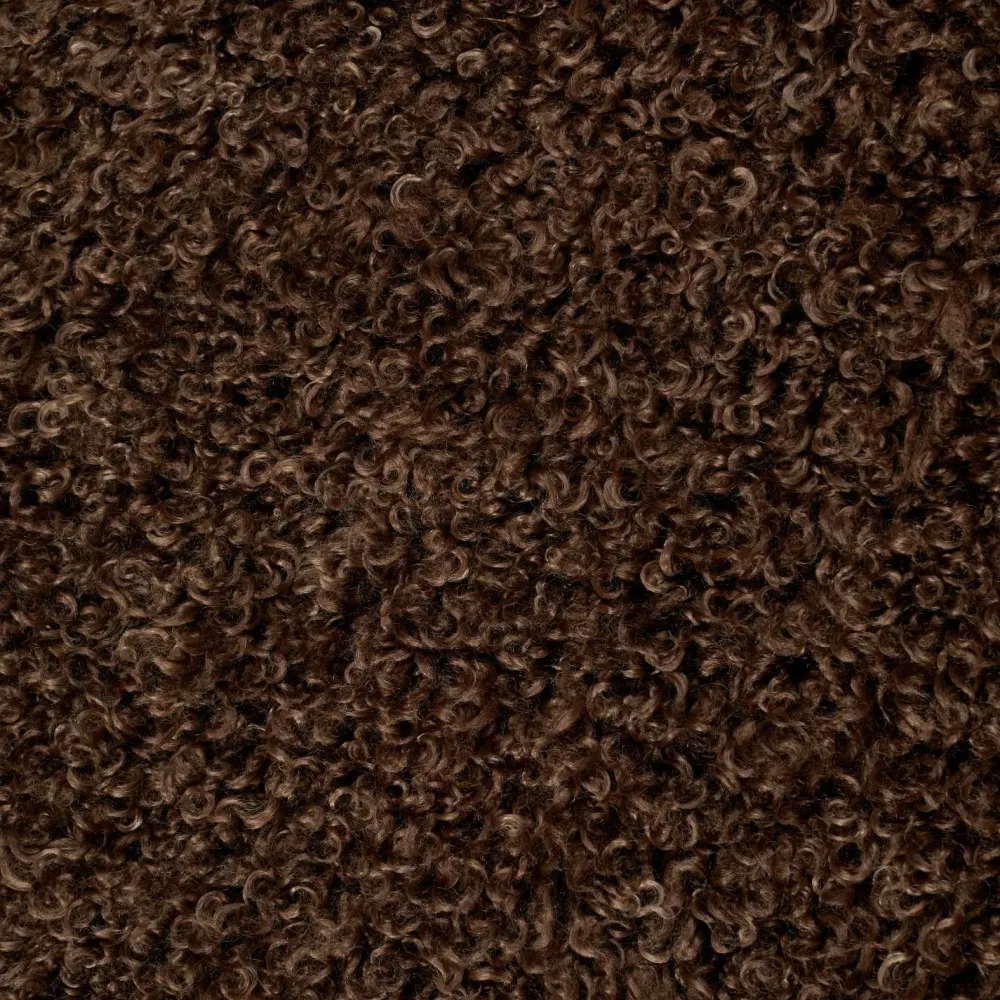 Skinnwille Tæppeimitation Wooly 180cm Brun Discount