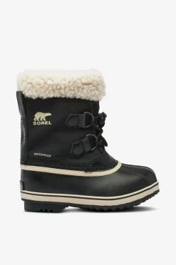 Sorel Ankelstøvler Childrens Yoot Pac Nylon WP Black Hot